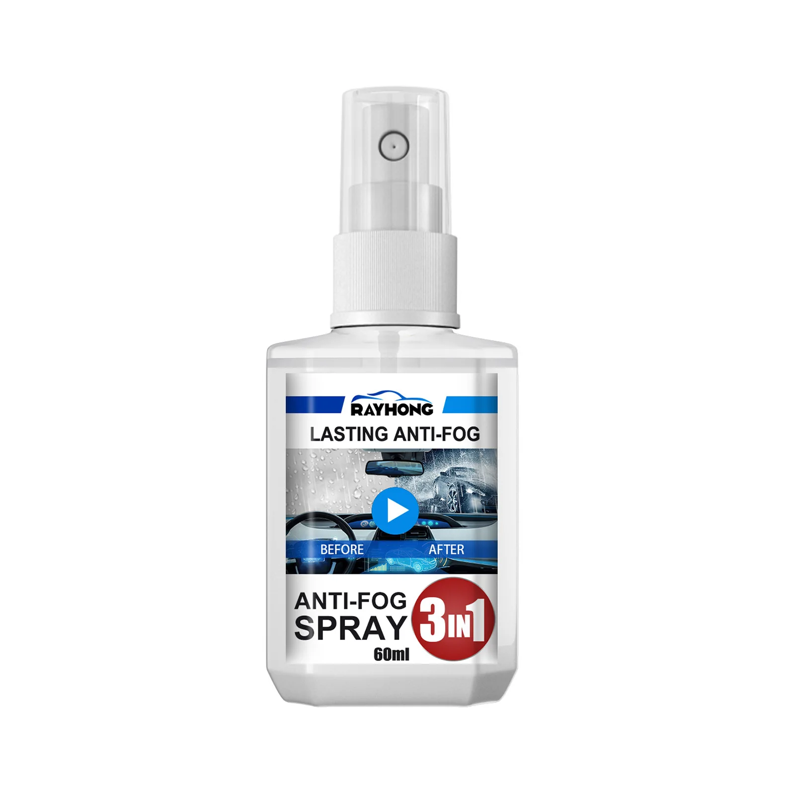 Wholesale Long Lasting Waterproof Car Glass Anti-fog Agent Multipurpose Auto Windscreen Defogging Spray