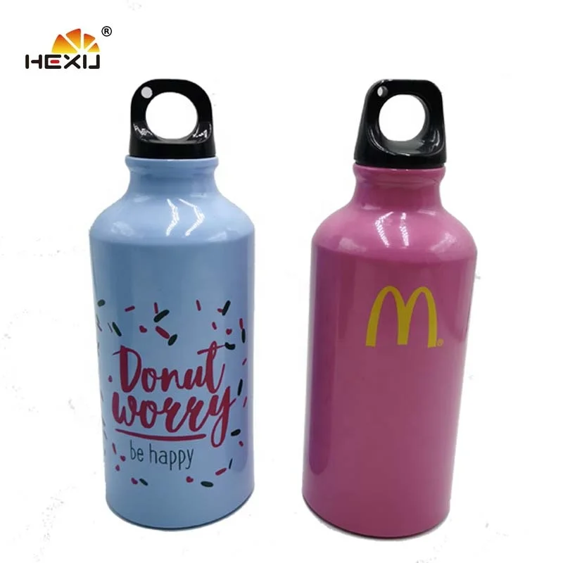 350ml Leakproof  Refillable Aluminum Eco Friendly Drink Water Sport Bottle