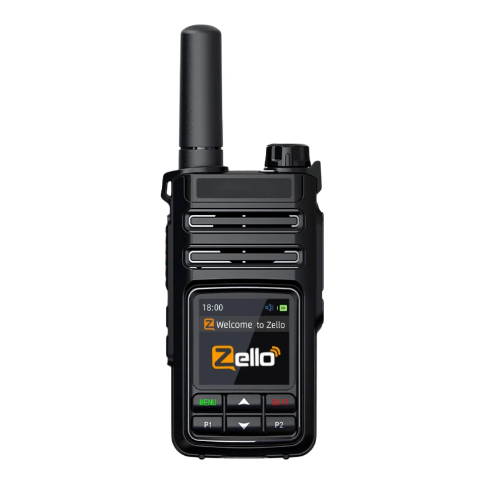 WICJIE Zello Android Walkie Talkie with 4G 3G 2G WIFI GPS POC Long Ran 100 KM Two-Way Radio