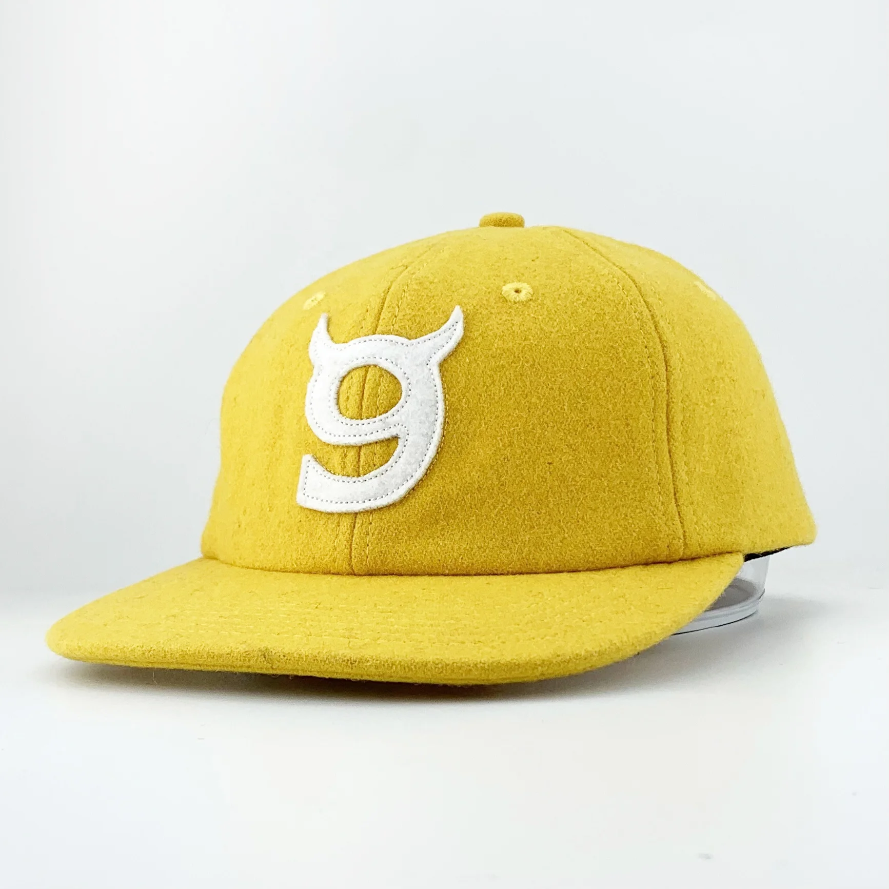 Melton Hip Hop Men Patch Logo Snapback Baseball Hat Cap Luxury Wool Flat Brim Unisex Baseball Cap Dad Hat With Custom Log