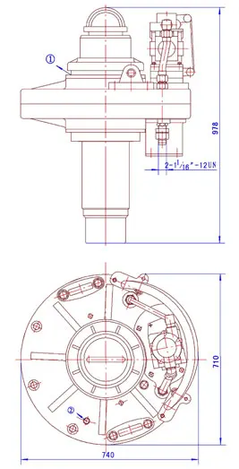 API Oillfield оборудование буровая труба Kelly Spinners типа 6800