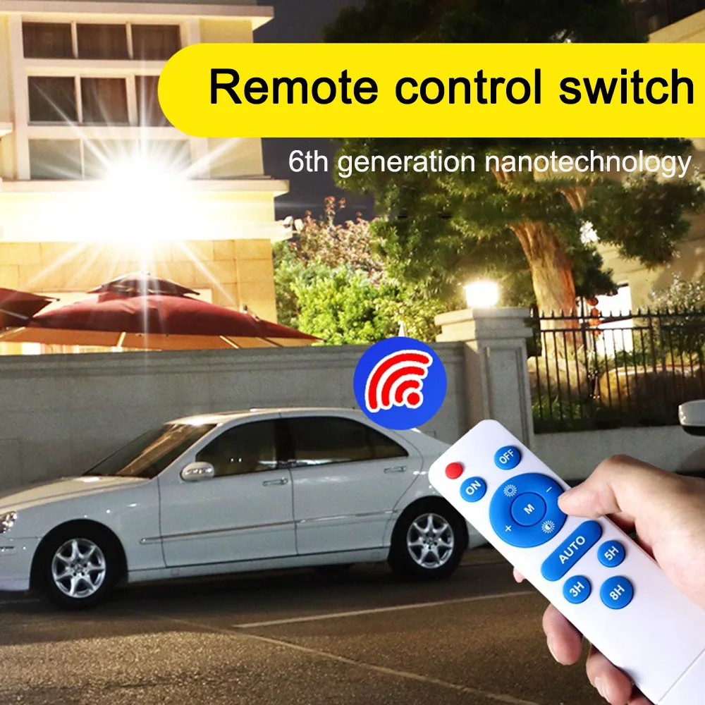 Outdoor Lighting Smart Floodlight 100w 150w 200w Waterproof IP67 Solar Wall Light Waterproof Aluminum Housing Led Floodlight