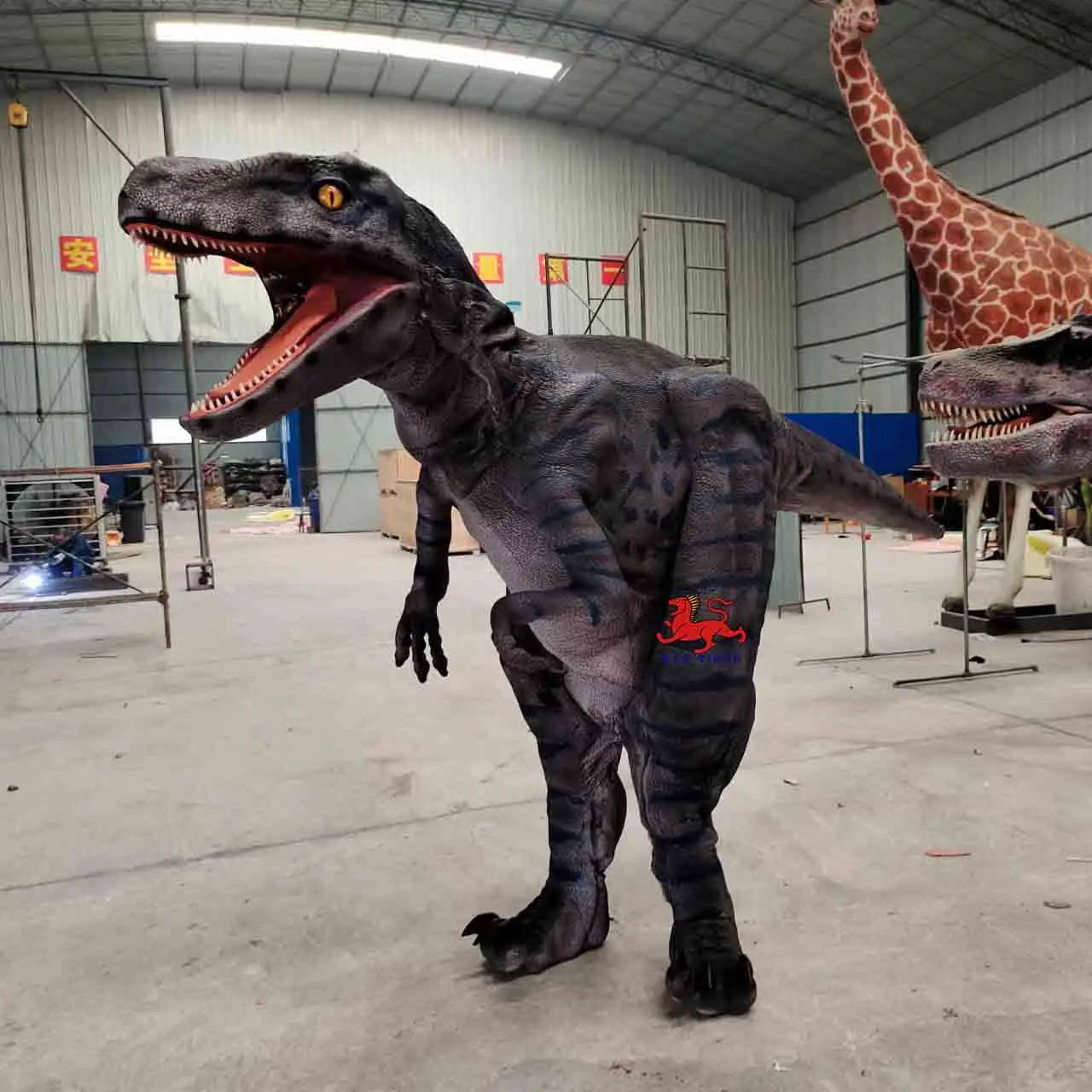 Realistic Hidden legs Dinosaur Costume for adults theme park party hire animatronic dragon costume