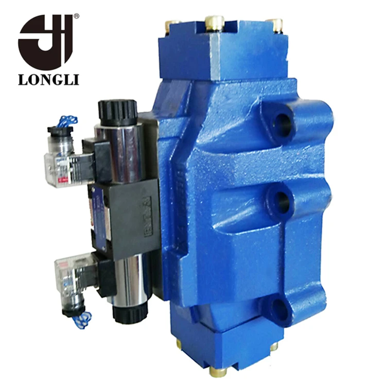 4WEH32 hydraulic Rexroth type Big Flow Cast Iron Directional Plate Solenoid Valve