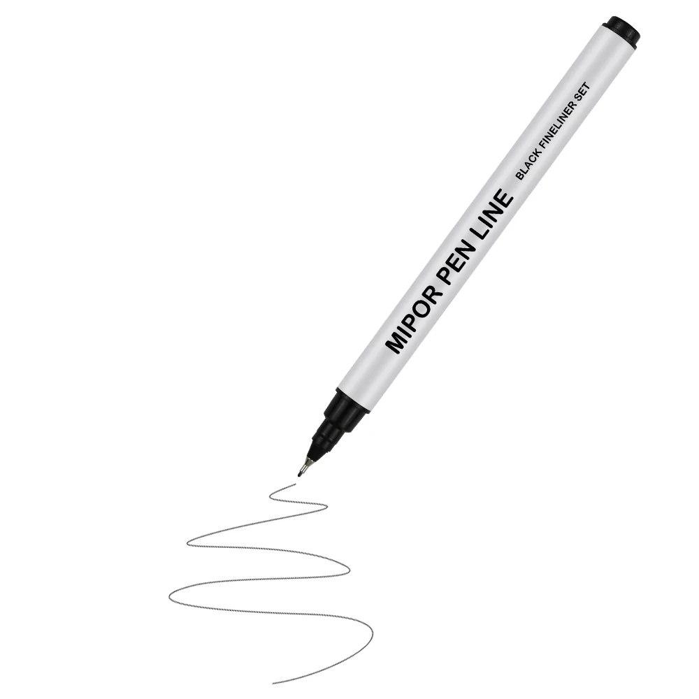 Black Ink pigment Micron Graphic Art Marker fineline markers For Drawing Painting