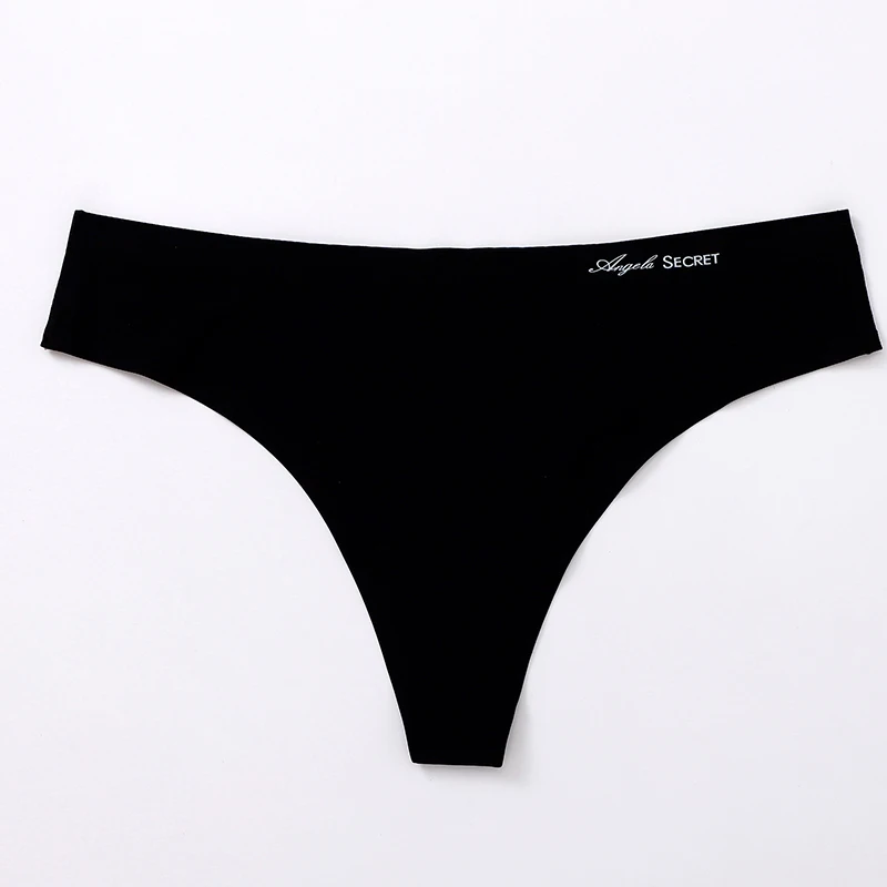 Женские трусы-плавки Трусы-стринги трусы сплошной цвет бесшовные DLM женское нижнее белье высокого качества равнина Ice Silk женские стринги