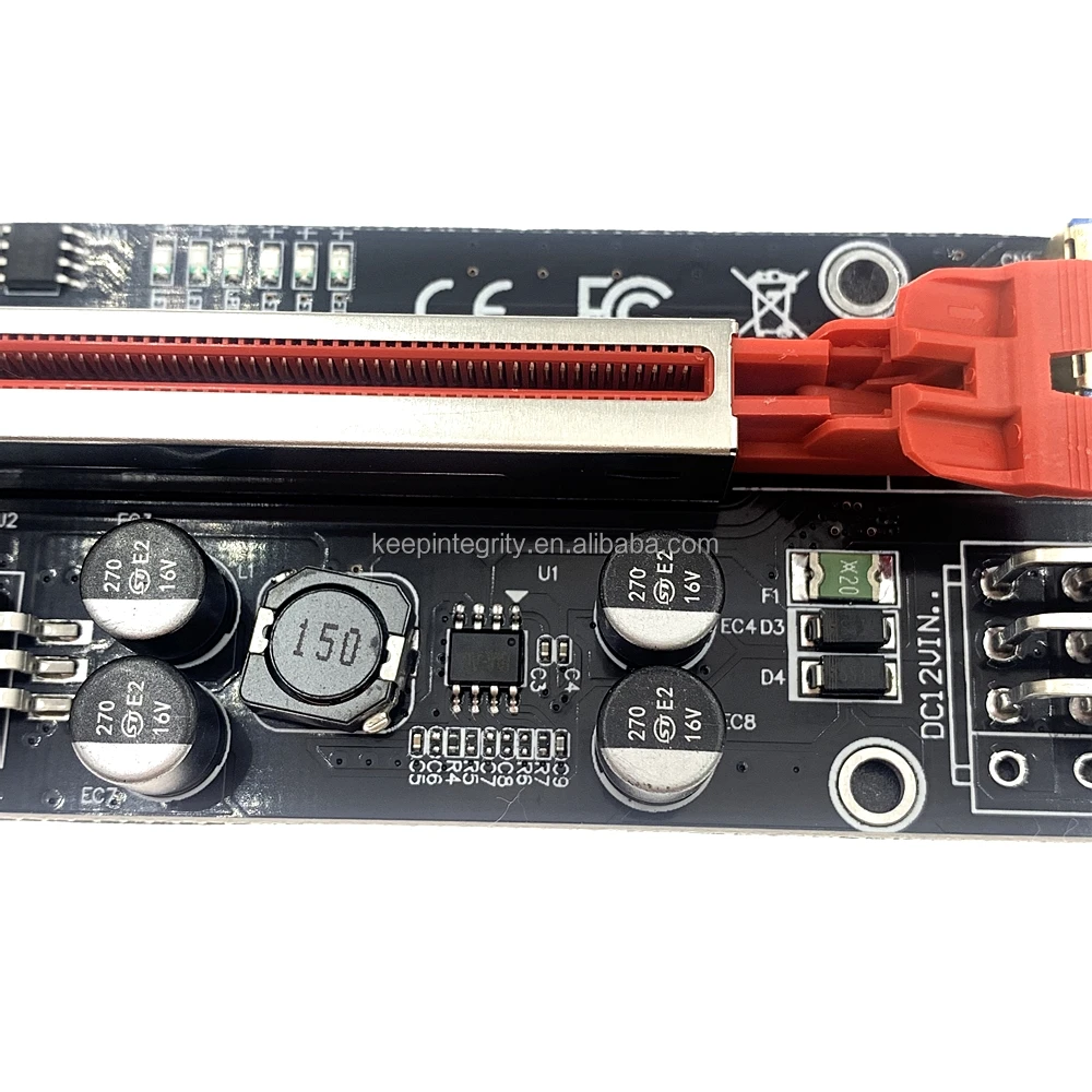 010S Riser card VER010S Plus PCI-E Gold USB 3.0 PCI Express Extender 1X to 16X Graphics Card