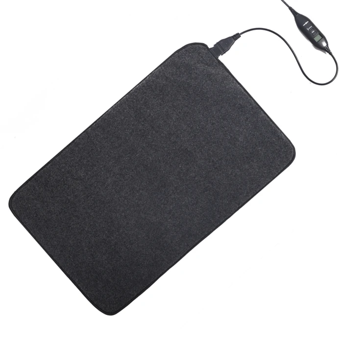 LCD Display Energy Saving Heating Carpet Warm Cold Feet Heating Carpet With Multi Temperature And Timer