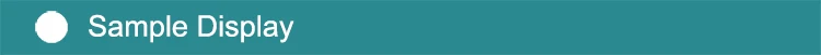 Sample Display