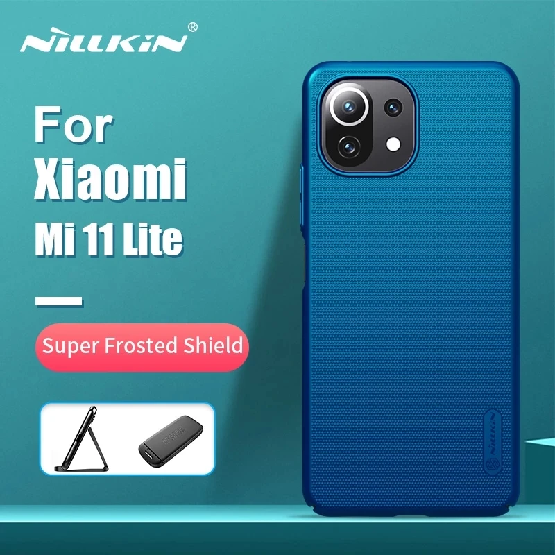 Case For Xiaomi Mi Poco X3 Pro Nillkin Frosted Shield PC Matte Hard Back Cover For Mi 11 10 Ultra Note 10 Pro Camera Protection