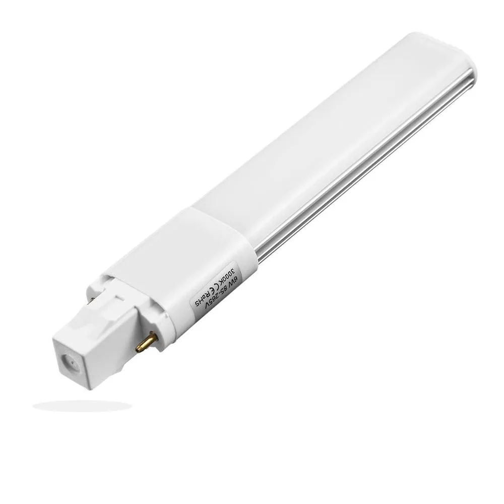  Новинка 6 Вт GX23 Светодиодная лампа PL GX23d 2-контактная основа 13 CFL сменная 3000K теплый белый