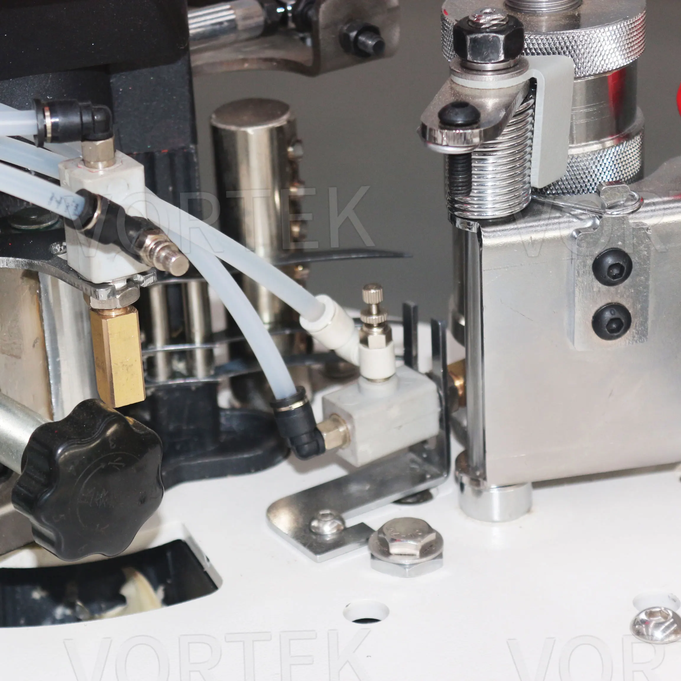 KN-620-3 Woodworking Full Automatic Folding Arm Edge Bonder Straight Line Curved Edge Banding Machine With Trimmer