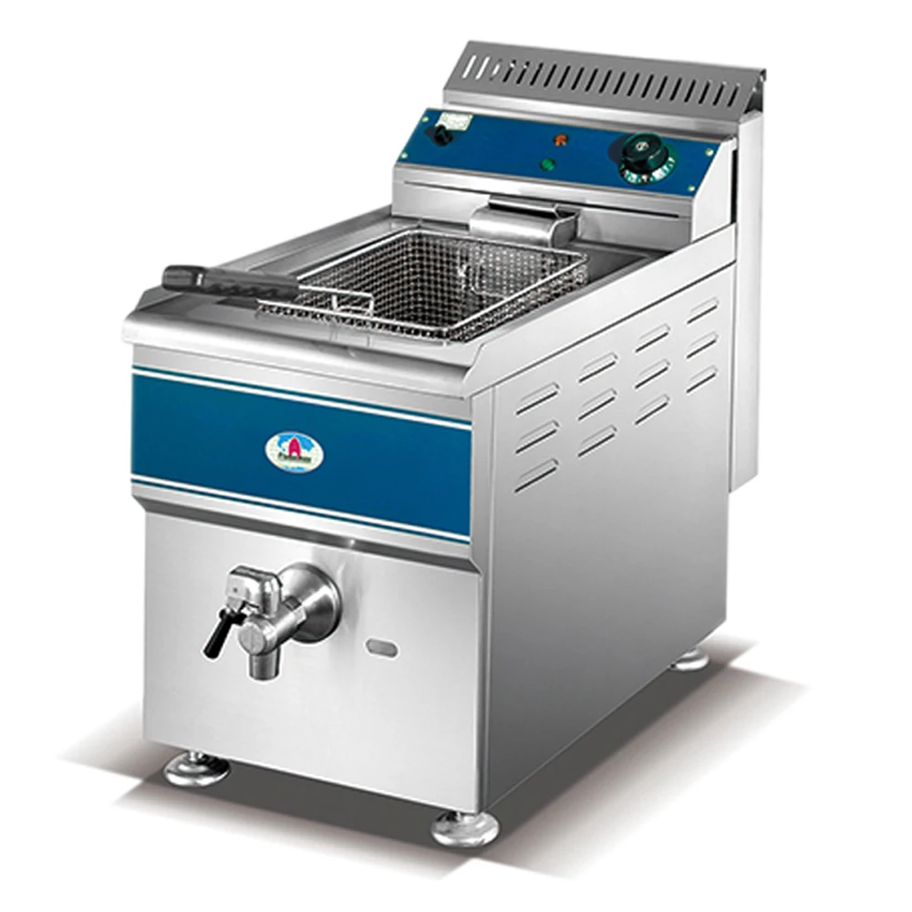 5.5L Commercial Stainless Steel Countertop Electric Deep Fryer for Chicken Chips