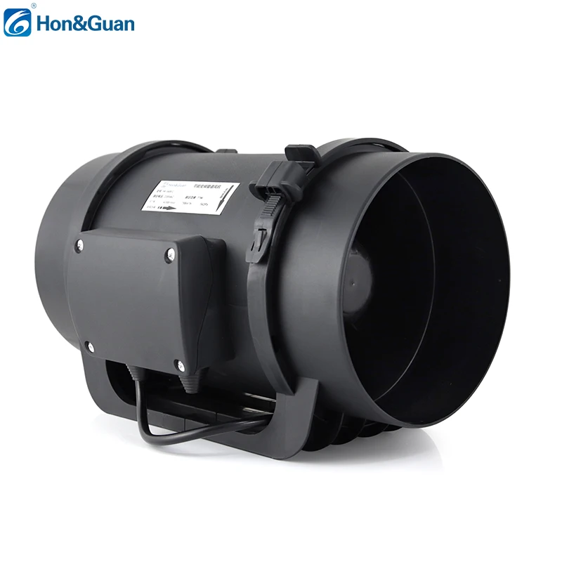 Super large air volume duct ventilation fan EC 100~240V 6 inch inline duct fan Energy-saving variable frequency duct fan