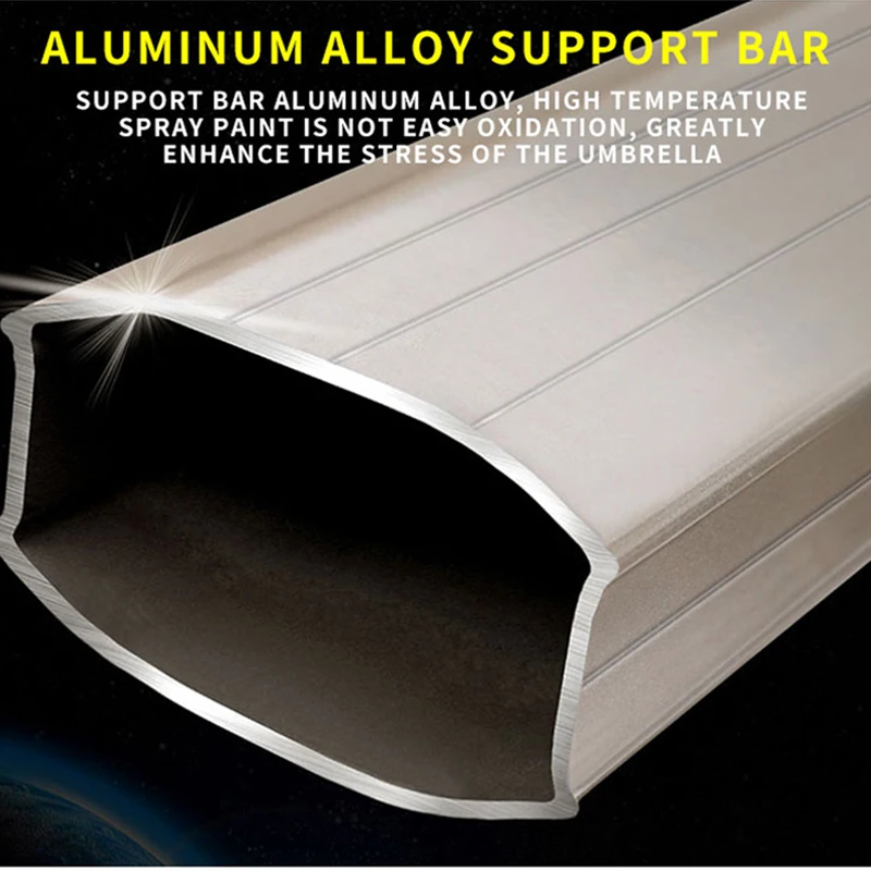 FEAMONT высококачественный Солнечный светодиодный зонт для патио улицы большой Римский