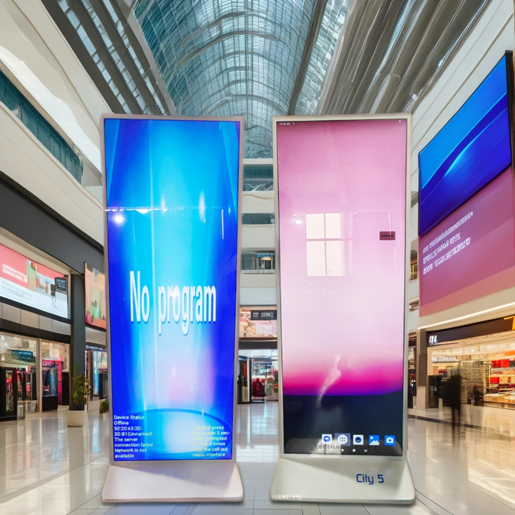 69-Inch Indoor Floor Standing Rotating Digital Signage LCD Advertising TV Kiosk with Elevator Use OEM Supplier SDK Function