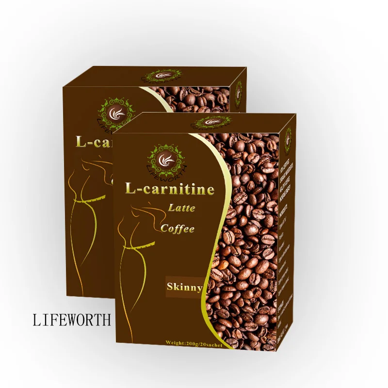 
Lifeworth, l-карнитин, латте, тонкий кофе 