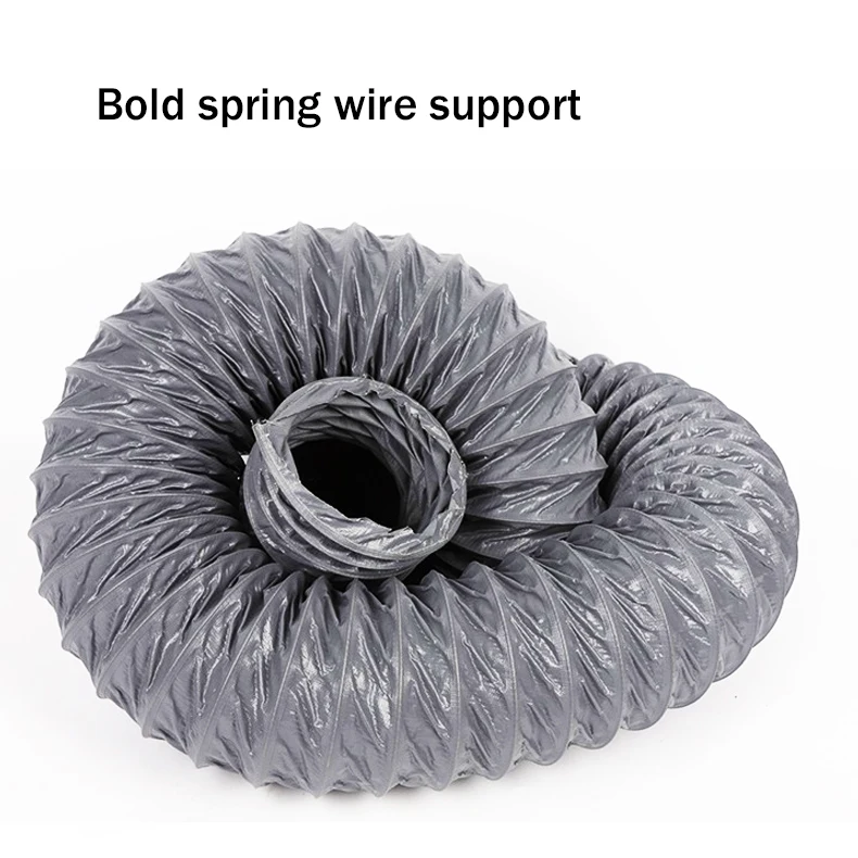 Light Weight PVC Tarpaulin Ventilation Air Duct for Welding Gas Exhausting