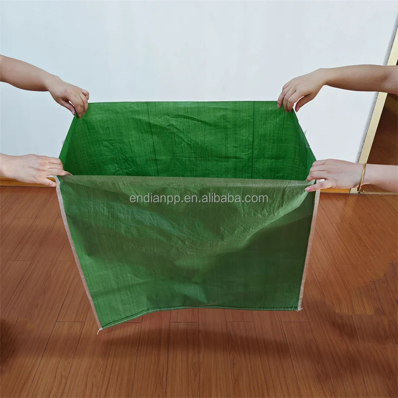 10kg 20kg 25kg 50kg White Polypropylene Woven Sacks Freight Flood Sand Seed Feed Chemical Recyclable Packaging Bags