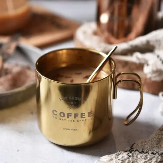 
steel travel custom logo water 14oz Star bucks home use solid stainless steel cold beer wine coffee mug 