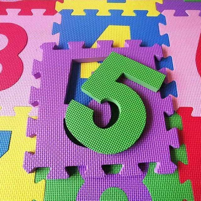 Children Developing Rugs Play Mat Number and Letters Cartoon Printed Eva Foam Tatami Puzzle Floor Mats