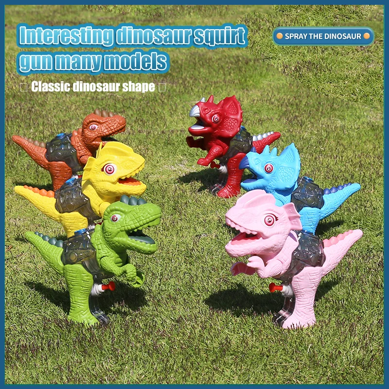 New Children summer outdoor Toys water gun Wholesale funny dinosaur water gun Pool Games Toy for kids
