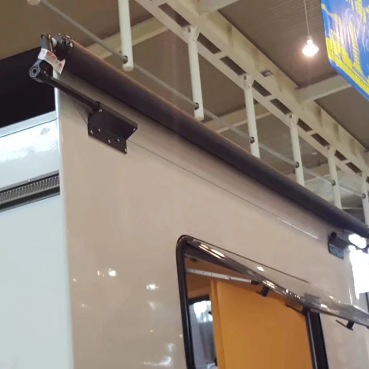 Aluminum alloy frame  motorhome parts RV expansion cabin awning caravan AUTO manual PVC awning with remote control