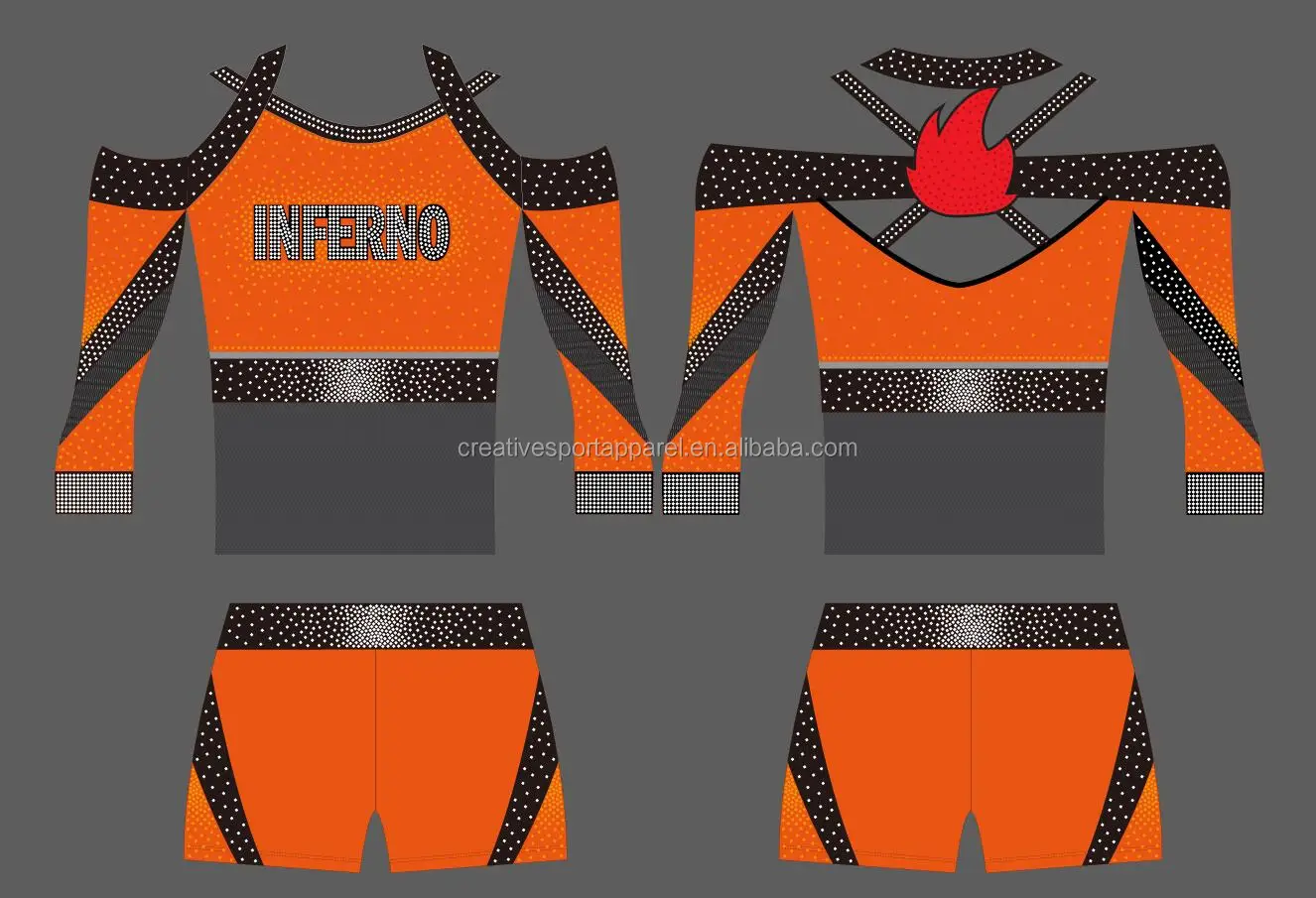 2020 custom cheerleader cheer crop top uniforms designs