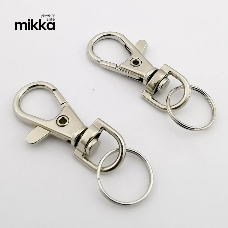Top Quality Small Swivel Hook Dog Hook Lobster Clasp for Jewelry Finding Key Chain Making Accessories