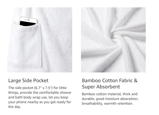 Custom toweling dressing gown beach towel wrap dress shower women microfiber towel dress