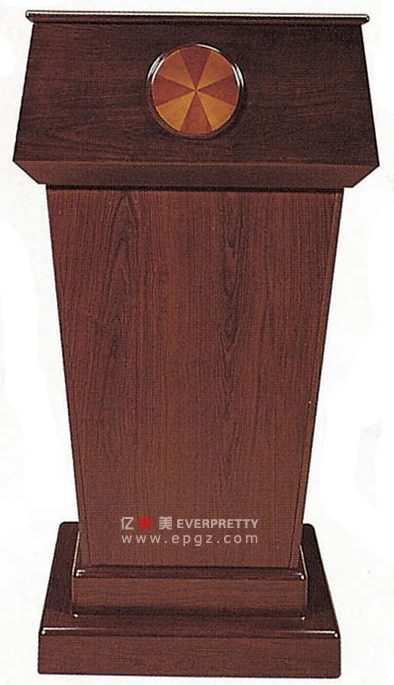  Factory Customized Church Pulpit Wood Speech