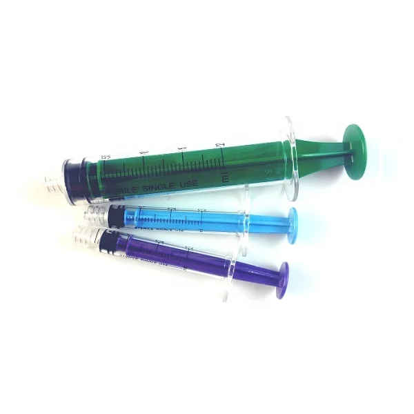 Colored Plunger Polycarbonate Syringe
