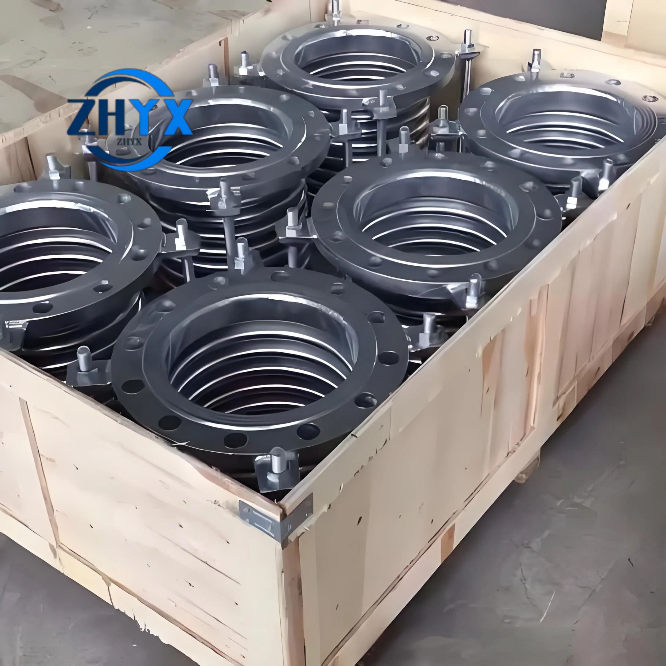 Высококачественный PTFE облицованный сильфонный компенсатор соединенный фланец трубопроводный металлический химикаты водяное масло воздух вода