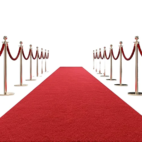 Wholesale Thick and Durable 3x10 Foot Red Carpet Especially Suitable for Wedding Party and Other Event Venues