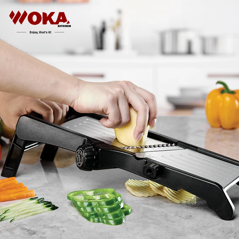 New design vegetable mandoline slicer multifunctional plastic manual vegetable slicer