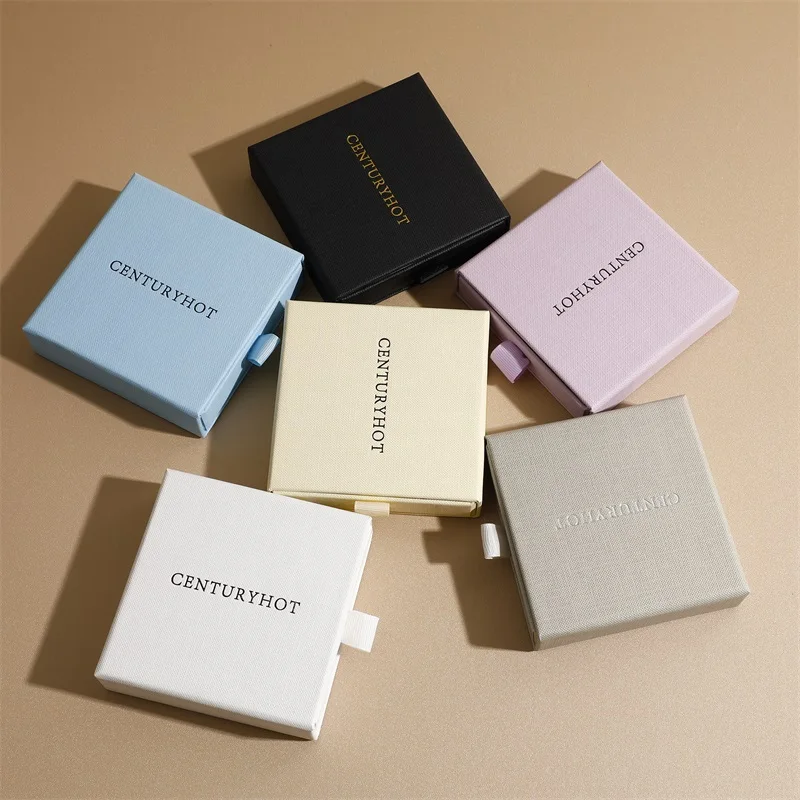 Inseet Necklace Box With Logo Microfiber Jewelry Bag Jewelry Box Gift Pouch With Grain Box And Insert