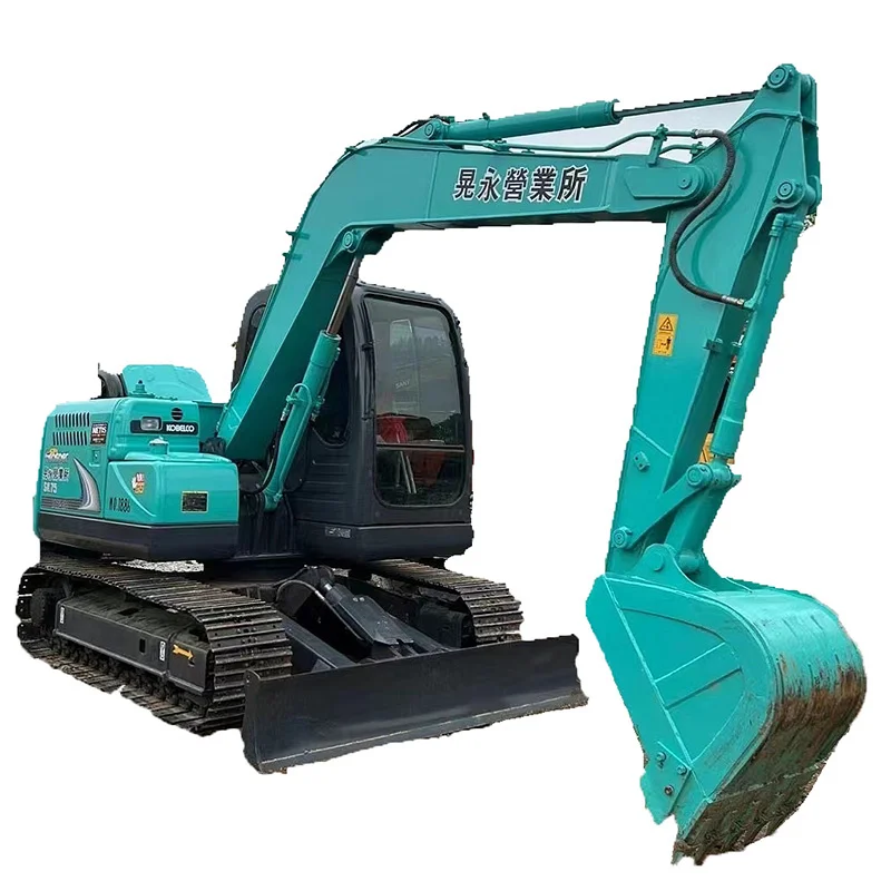 Экскаватор гидравлический б/у Kobelco 75 с сильной мощностью и продается по самой низкой цене