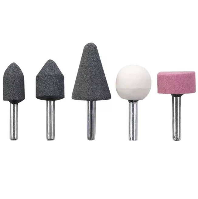 AutoErizo 5 PCS Mounted Stone Set Quick Change For Grinding Metal And Hard Plastic For Metal Sharpening Blade