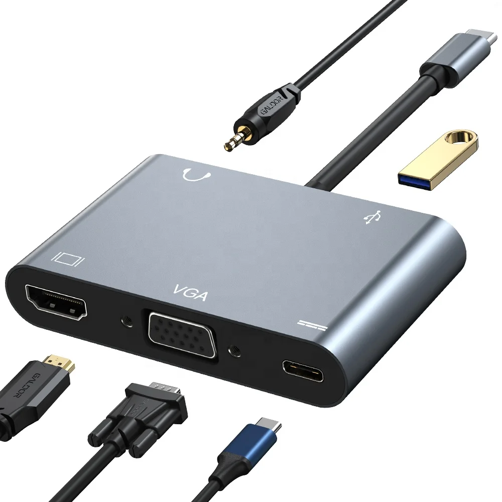  Usb 3 0 порт Ethernet адаптер Прямая поставка Новый C 4k Combo Multi 5 в 1 концентратор Type-c 4x 2 +