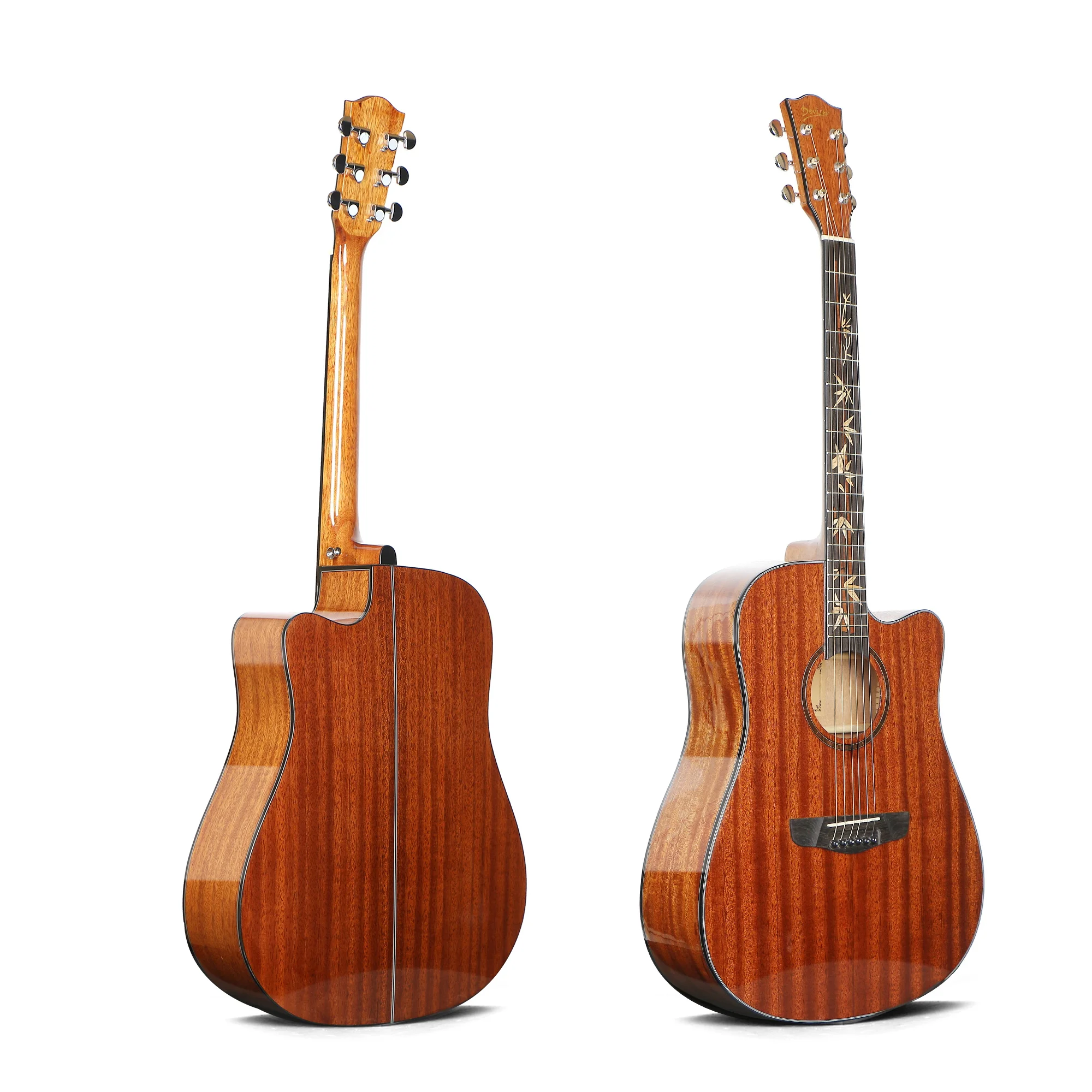 Cheapest electric handmade factory wholesale acoustic guitar made in China