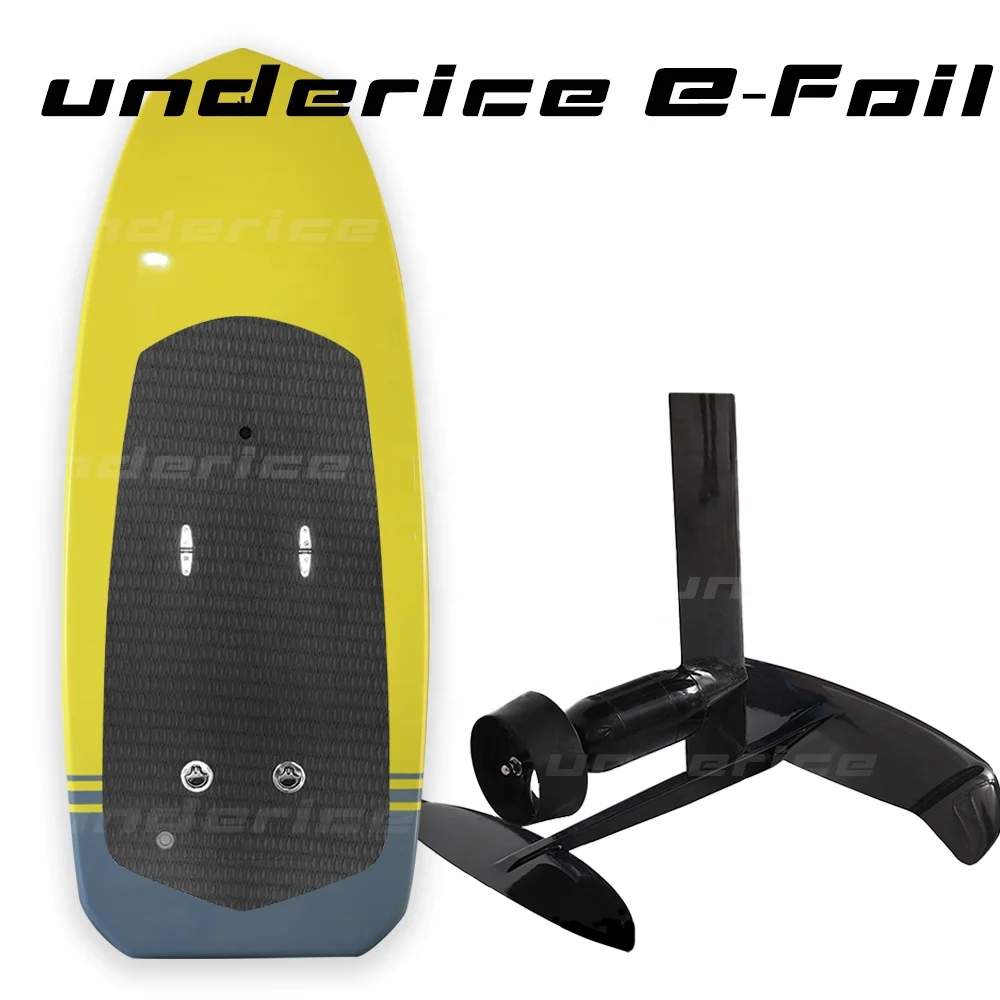90 Mins Running Time Fast Speed Gray Wood/bamboo Custom logo and Color Efoil Jet Board Electric Foil Surf Power