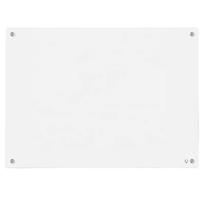 Hot Selling 36 x 24 Inches Glass Dry Erase White Board Magnetic Ultra White Glass Whiteboard