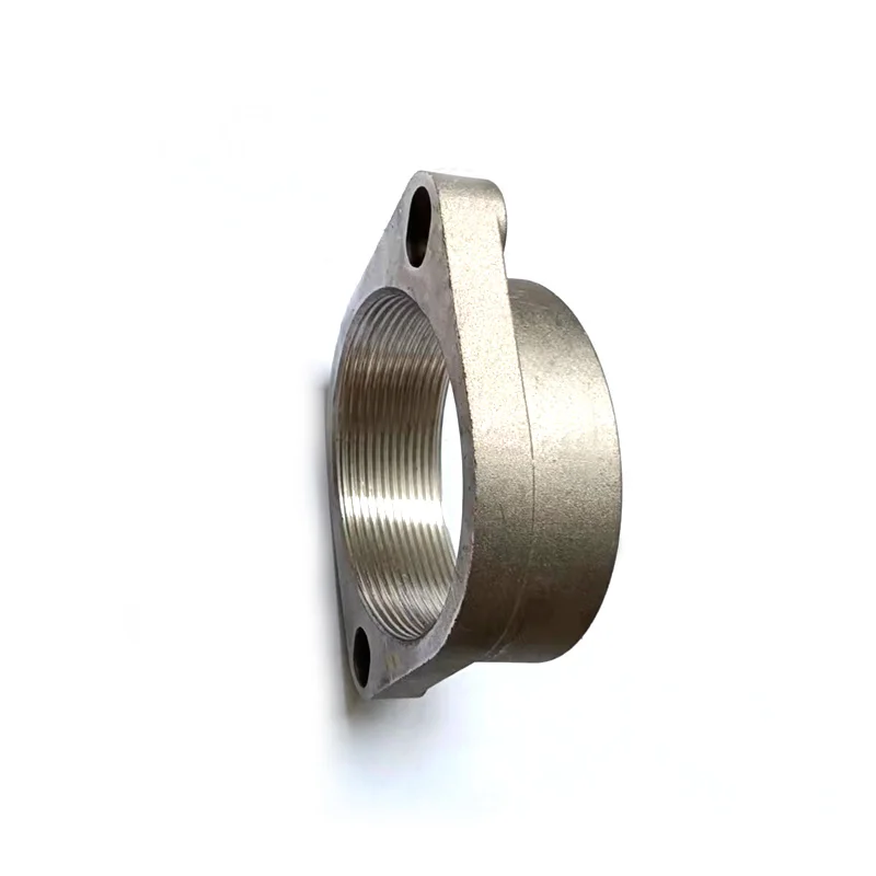 yiwu customized accessories aluminum NPT threaded cast iron flange for side channel blower
