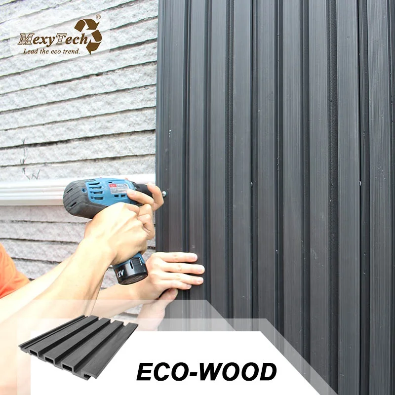 wall wood paneling panels for the facade of the outside of the house