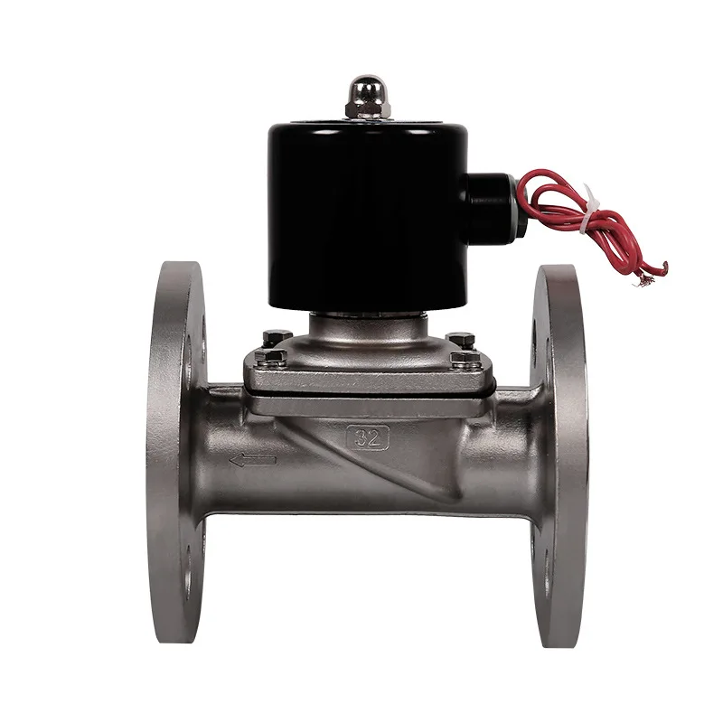 1/2 Inch Ac Dc 12V 24V 110V 220V 2W 304 Stainless Steel Solenoid Valve Flange for water