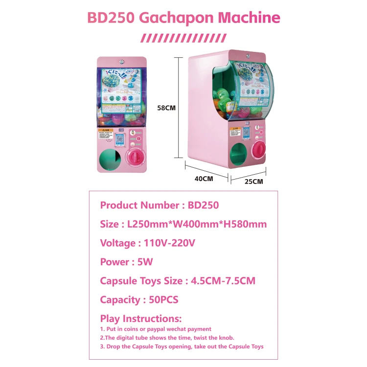 Машинка для толкателя монет Gachapon машинка капсул игрушечный автомат Gashapon изготовленный по индивидуальному заказу Gacha машина скрученного яйца