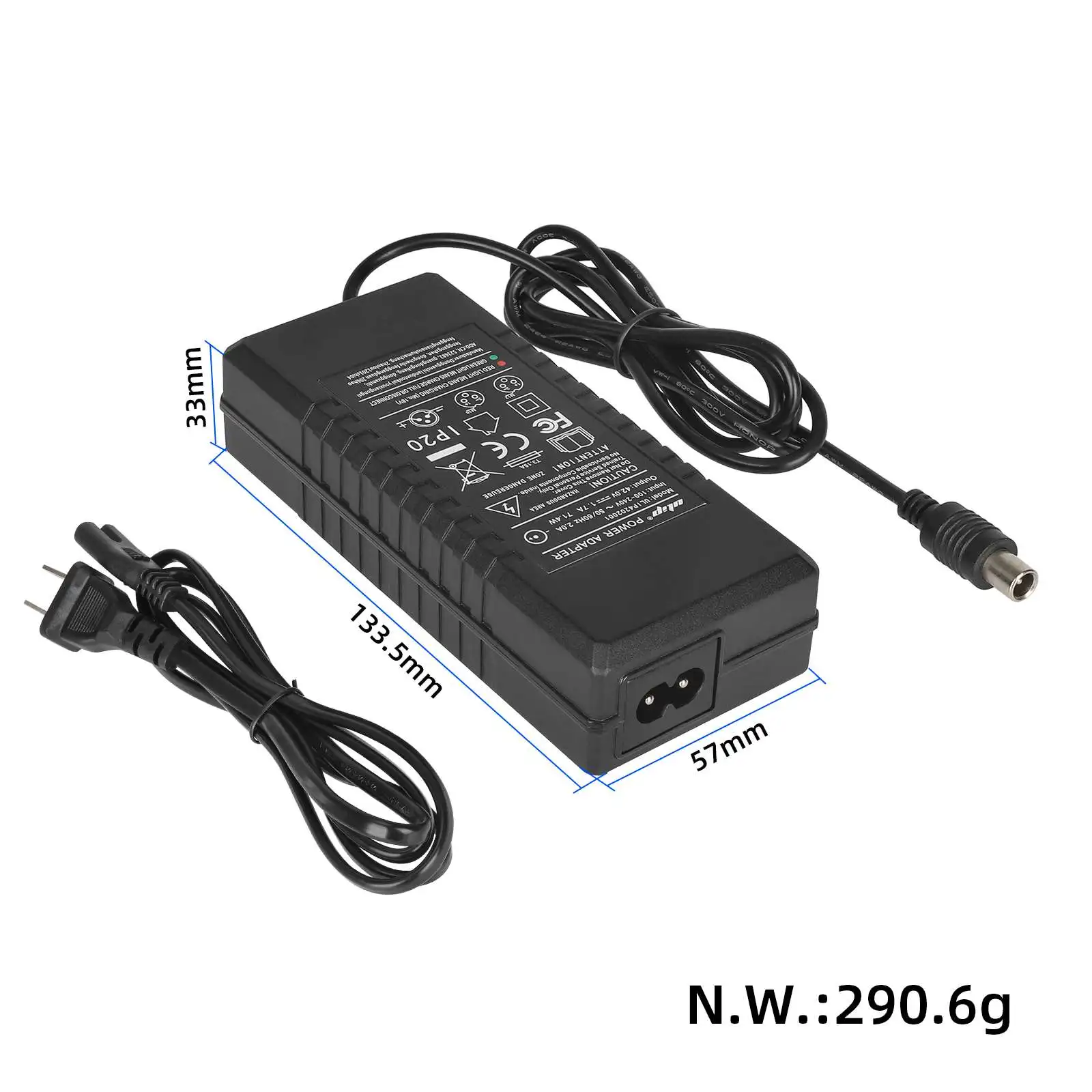 Ulip  EU/AU/UK/US Socket 18V-47V  1.7A  Charger for Electric Scooter Accessory Battery Charger  with CE FCC Certified Mi Head
