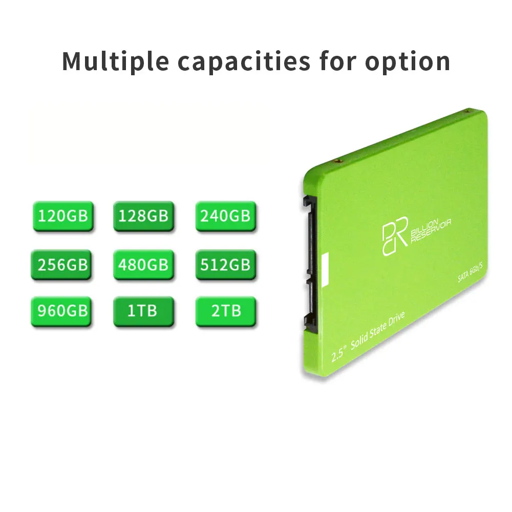 Оптовая продажа OEM ssd жесткий диск 128 ГБ 256 512 1 ТБ 2 Внутренний твердотельный накопитель 5 дюйма sata 3 для
