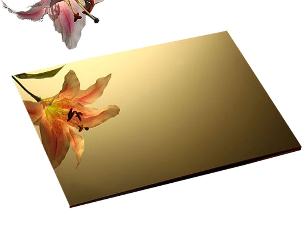 Rose gold mirror acrylic sheet acrylic gold mirror sheet