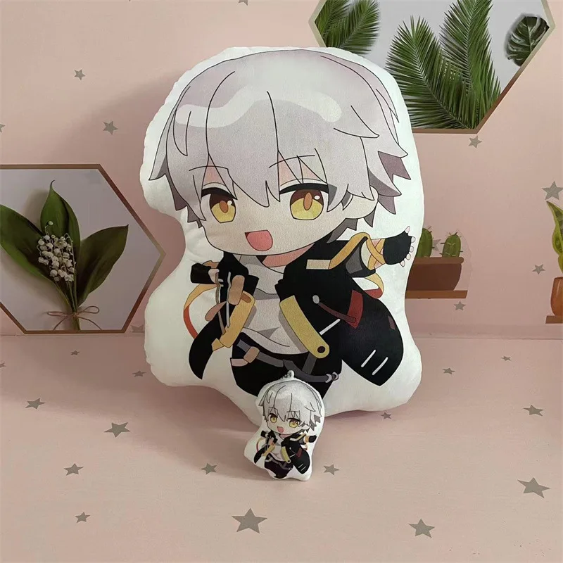 40CM Game Honkai Star Rail Figure Plush Toy Doll Anime Cartoon Stuffed Plushies Firefly Robin Silver Wolf Anime Plush Pillow